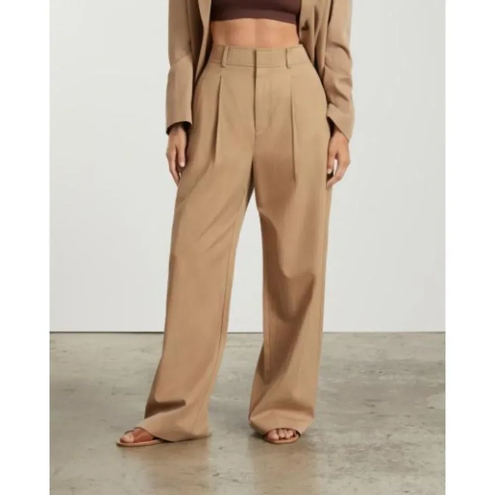 Everlane Tan Wide Leg Pants - Picture 1 of 9